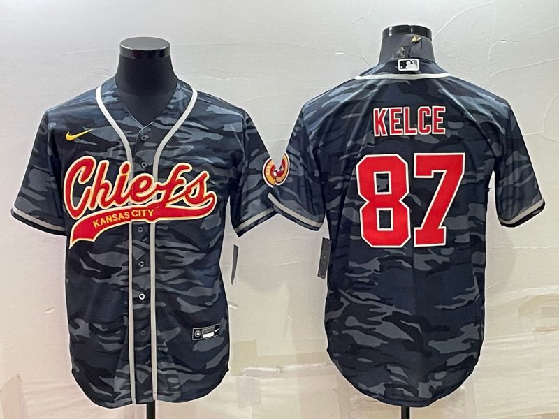 Men Kansas City Chiefs #87 Kelce Camo 2022 Nike Co branded NFL Jerseys->women nfl jersey->Women Jersey